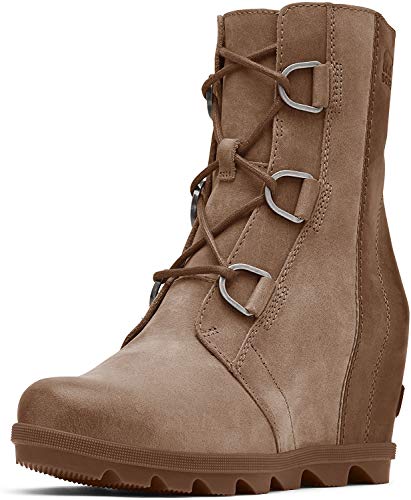 Sorel Botas Joan of Arctic Wedge II para mujer, gris (Marrón cenizo), 38 EU