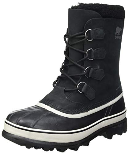 Sorel Caribou, Botas de Invierno Hombre, Black Dark STO, 44 EU