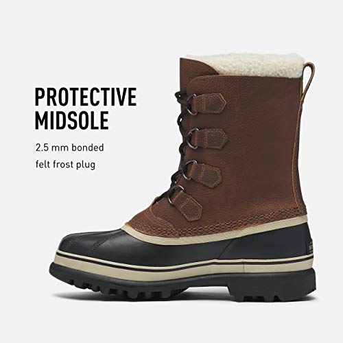 Sorel Caribou WL, Botas de Invierno Hombre, Marrón (Tobacco), 44 EU