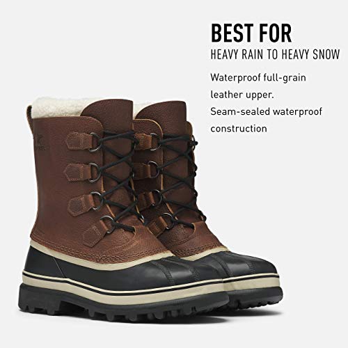 Sorel Caribou WL, Botas de Invierno Hombre, Marrón (Tobacco), 44 EU