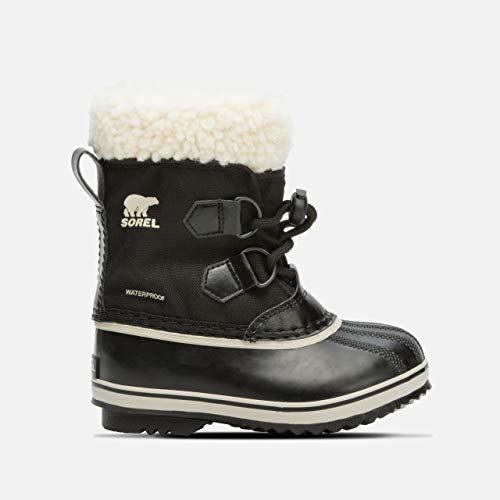 Sorel Childrens Yoot Pac Nylon, Botas de Invierno Unisex bebé, Negro (Black), 26 EU