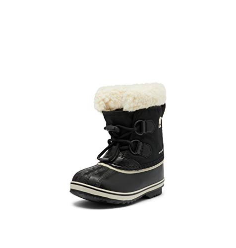Sorel Childrens Yoot Pac Nylon, Botas de Invierno Unisex bebé, Negro (Black), 26 EU