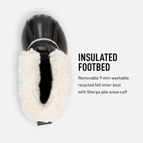 Sorel Childrens Yoot Pac Nylon, Botas de Invierno Unisex bebé, Negro (Black), 26 EU