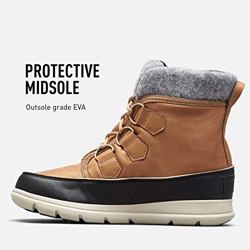 Sorel Explorer Carnival, Botas para Nieve Mujer, Marrón (Elk), 36 EU