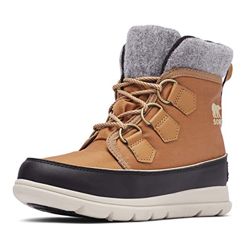 Sorel Explorer Carnival, Botas para Nieve Mujer, Marrón (Elk), 36 EU