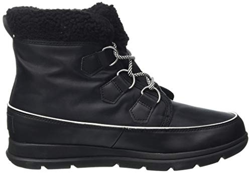 Sorel Explorer Carnival, Botas para Nieve Mujer, Negro (Black, Sea Salt), 38 EU