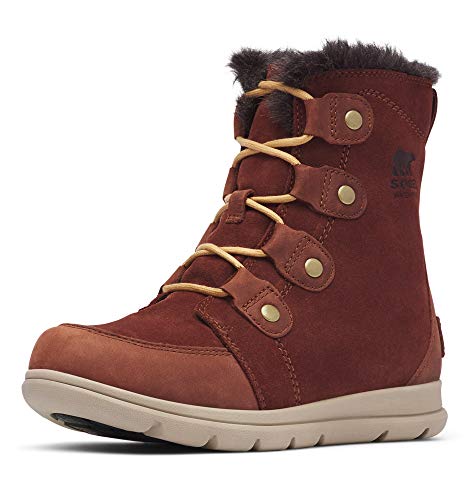 Sorel Explorer Joan, Botas Mujer, Granate (Burro 282), 37 EU