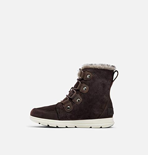 Sorel Explorer Joan, Botas para Nieve Mujer, Marrón (Blackened Brown), 41 EU