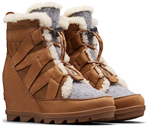Sorel Joan of Arctic Wedge II Cozy, Zapatillas para Caminar Mujer, Camel Brown, 40 EU