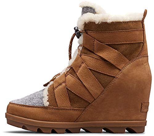 Sorel Joan of Arctic Wedge II Cozy, Zapatillas para Caminar Mujer, Camel Brown, 40 EU