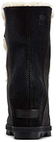 Sorel Joan of Arctic Wedge II Shearling, Zapatillas para Caminar Mujer, NM Black, 38 EU