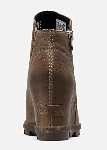 Sorel Joan of Arctic Wedge II Zip, Zapatillas para Caminar Mujer, Ash Brown, 38.5 EU