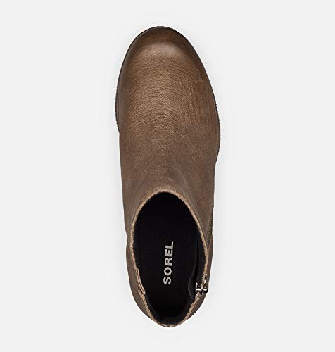 Sorel Joan of Arctic Wedge II Zip, Zapatillas para Caminar Mujer, Ash Brown, 38.5 EU