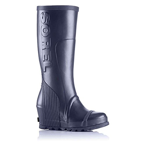 Sorel Joan Tall - Botas de lluvia para mujer, Azul (Nocturnal / Black), 10,5 B(M) US
