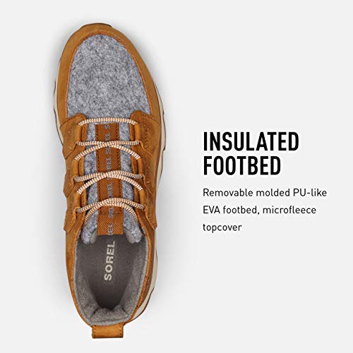 Sorel Kinetic Caribou, Zapatillas para Caminar Mujer, Camel Brown, 37 EU