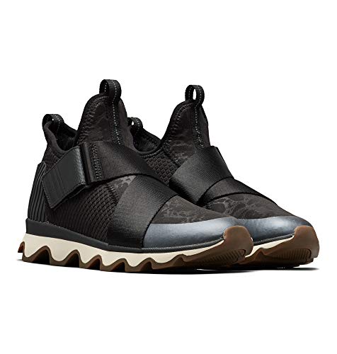 Sorel Kinetic Sneak, Zapatillas Mujer, Negro (Black/White 010), 38 EU