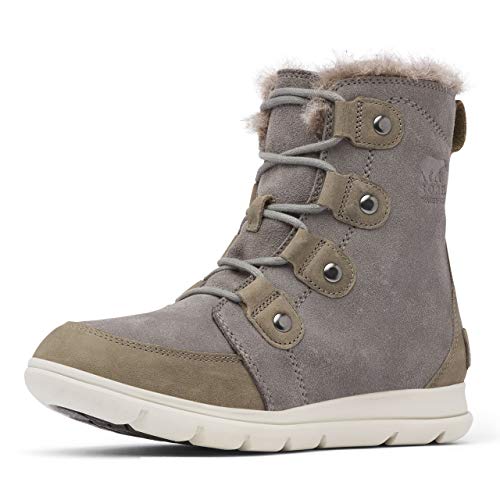 Sorel Madson Chukka Waterproof Botas para Nieve, Mujer, Gris (Quarry, Black), 37 EU