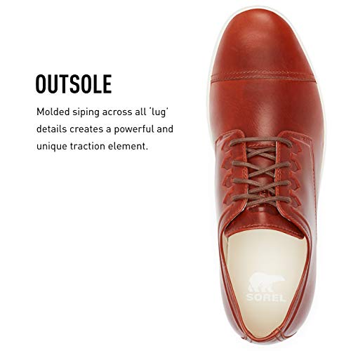 Sorel Men's Caribou Mod Cap Toe Sneaker - Waterproof - Rooibos Tea - Size 13