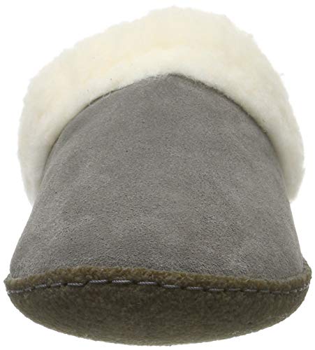 Sorel NAKISKA SLIDE II Pantuflas Mujer, Gris (Quarry, Natural), 36 EU