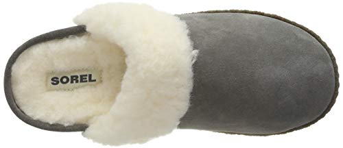 Sorel NAKISKA SLIDE II Pantuflas Mujer, Gris (Quarry, Natural), 36 EU