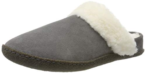 Sorel NAKISKA SLIDE II Pantuflas Mujer, Gris (Quarry, Natural), 36 EU