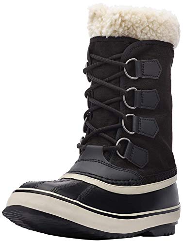 Sorel Winter Carnival, Botas de Invierno Mujer, Negro (Black, Stone), 37.5 EU