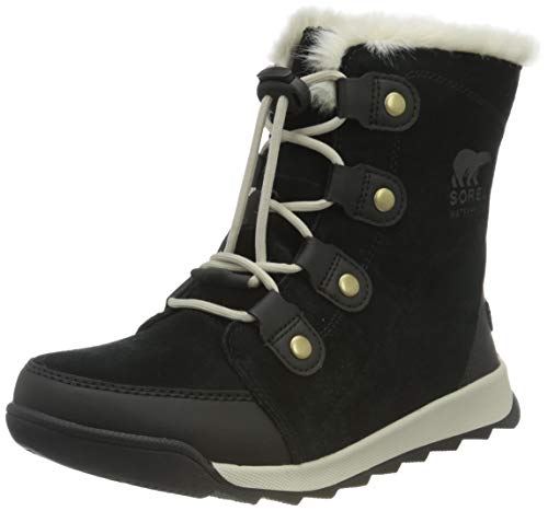 Sorel Youth Whitney II Suede, Botas para Nieve Unisex Adulto, Negro (Black), 39 EU