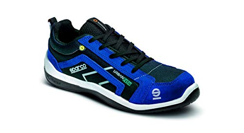 Sparco - Zapatillas Urban EVO Navy/Azul Talla 41 EU, Turquesa (0751841BMAZ)
