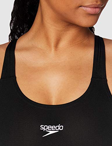 Speedo Endurance + Estampado Medalist Bañador, Adult Female, Negro, 42