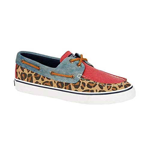 Sperry Bahama Tritone - Náuticos de Mujer en Lona Estampada (Cheetah), 40 EU (9 US)