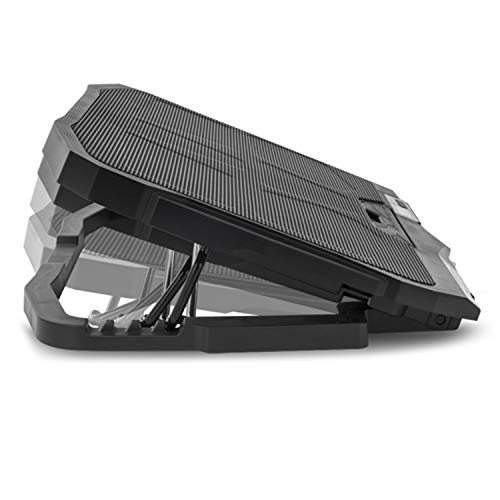 SPIRIT OF GAMER AirBlade 600 Blue 17" con Controlador LCD, 4 Ventiladores silenciosos, 3 Modos de refrigeración