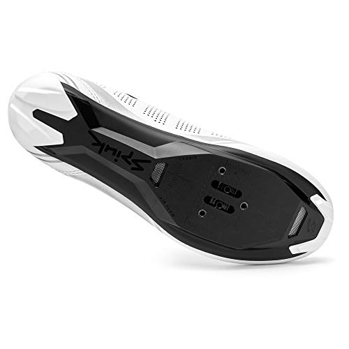 Spiuk Sportline Road Zapatilla Carretera ALDAMA, Adultos Unisex, Blanco Mate, T. 49