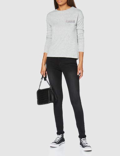 Springfield 2.Pv20.Bolsillo Chanel-C/48 Camiseta, Gris (Light_Grey/Silver 48), XS (Tamaño del Fabricante: XS) para Mujer