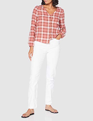 Springfield Cami Cuadros Pic-c/31 Blusa, Marrón (Medium_Brown 31), 36 (Tamaño del Fabricante: 36) para Mujer