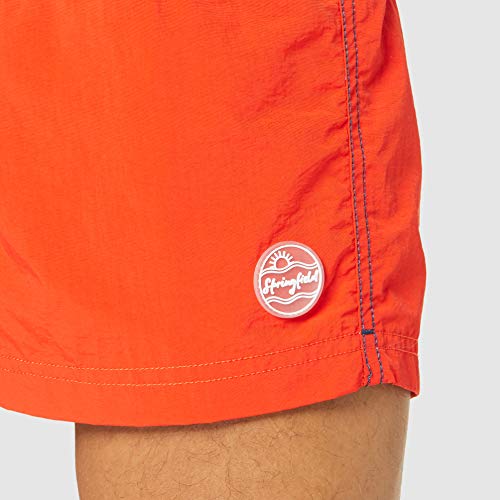 Springfield FRQ Bañador Cut Sew Nylon-c/67 (Multicolor 59705867), 40 (Tamaño del fabricante: L) para Hombre