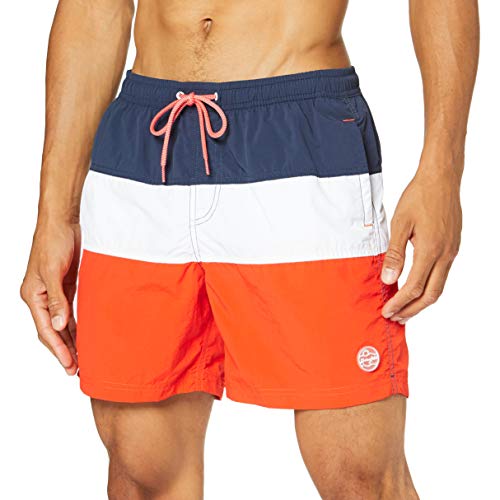 Springfield FRQ Bañador Cut Sew Nylon-c/67 (Multicolor 59705867), 40 (Tamaño del fabricante: L) para Hombre