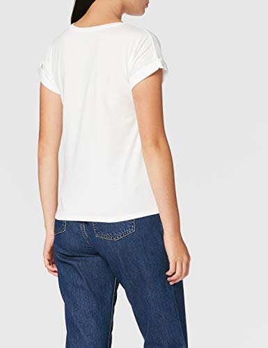 Springfield Frq.LIC. Bambi Blanc Mini-C/98 Camiseta, Multicolor (Multicoloured 98), 40 (Tamaño del Fabricante: L) para Mujer