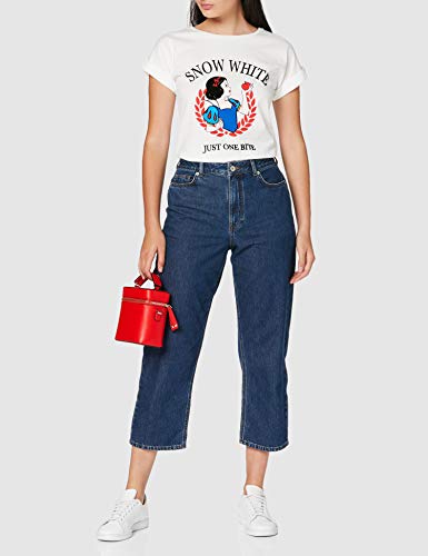 Springfield Frq.LIC. Bambi Blanc Mini-C/98 Camiseta, Multicolor (Multicoloured 98), 40 (Tamaño del Fabricante: L) para Mujer