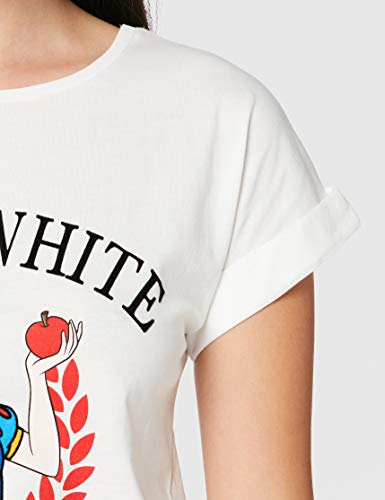 Springfield Frq.LIC. Bambi Blanc Mini-C/98 Camiseta, Multicolor (Multicoloured 98), 40 (Tamaño del Fabricante: L) para Mujer
