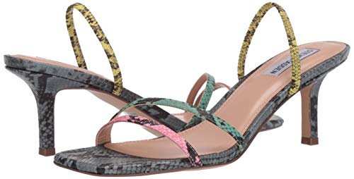 Steve Madden Loft, Sandalia con talón para Mujer, Multi Snake, 40 EU