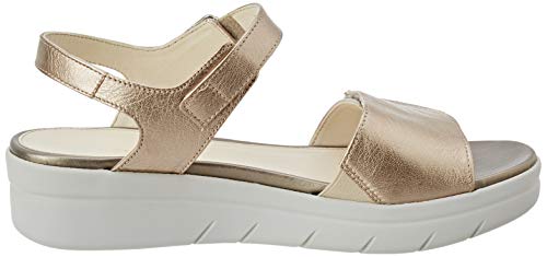 Stonefly Aqua III 2 Laminated, Sandalia con Pulsera Mujer, Dorado (Metal Fizz Z00), 41 EU