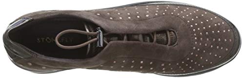 Stonefly Cream Patent/Goat Suede, Zapatillas de Gimnasia Mujer, Marrón (Teak Brown M29), 41 EU