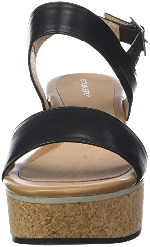Stonefly Diva 1 Nappa, Zapatos con Plataforma Mujer, Negro (Black 000), 39 EU