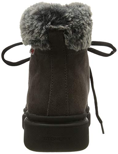 Stonefly Dixie Hdry Velour/Sint. Fur, Botas de Nieve Mujer, Gris (Magnet Gray 08w), 37 EU