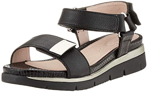 Stonefly Elody 9 Nappa, Sandalias con Correa de Tobillo Mujer, Negro (Black 000), 41 EU