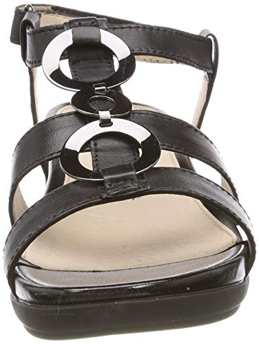 Stonefly Eve 16 Nappa, Sandalias con Tira de T Mujer, Nero (Black 000), 36 EU