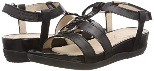 Stonefly Eve 16 Nappa, Sandalias con Tira de T Mujer, Nero (Black 000), 36 EU