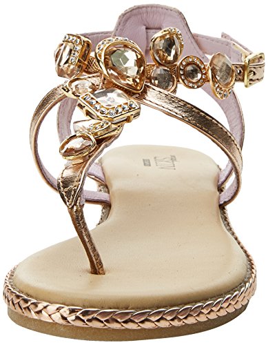 Stonefly Lux 4(405-10) Lamina, Sandalia con Pulsera Mujer, Dorado (Metal Platino 067), 37 EU