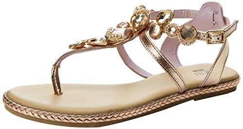 Stonefly Lux 4(405-10) Lamina, Sandalia con Pulsera Mujer, Dorado (Metal Platino 067), 38 EU