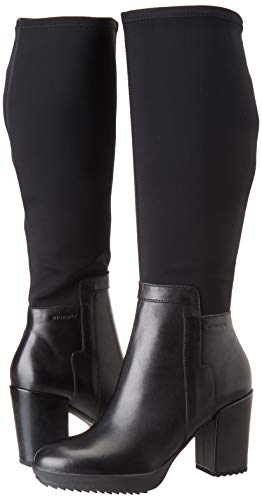 Stonefly Oprah Calf/Lycra, Botines Mujer, Negro (Black 000), 38 EU